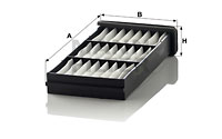 Kupéfilter MANN-FILTER CU 2106-2