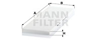 Kupéfilter MANN-FILTER CU 4442