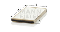 Kupéfilter MANN-FILTER CU 22 002-2