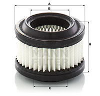 Filter, vevhusventilation MANN-FILTER C 6006