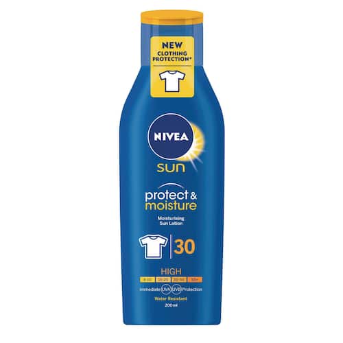 NIVEA Solskydd Protect&Moisture 30 200ml