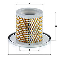 Sekundärluftfilter MANN-FILTER C 1342 KIT