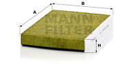 Kupéfilter MANN-FILTER FP 2743