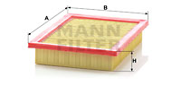 Luftfilter MANN-FILTER C 2496