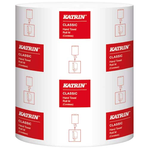 KATRIN Torkrulle Classic M 1-lagers, 205 mm, utan hylsa