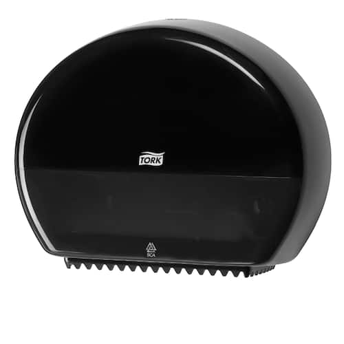 Tork Dispenser handdukar Elevation Jumbo, mini, plast, svart, 275 x 345 x 132 mm