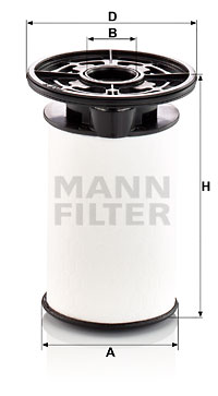 Bränslefilter MANN-FILTER PU 7014 z