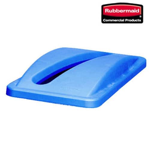 Rubbermaid Commercial Products Slim Jim papperskorgslock, blå, 288 x 512 x 70 mm