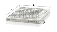 Kupéfilter MANN-FILTER CUK 2243