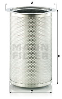 Filter, tryckluft MANN-FILTER LE 48 004 x