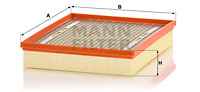 Luftfilter MANN-FILTER C 30 039