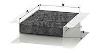Kupéfilter MANN-FILTER CUK 1820-2