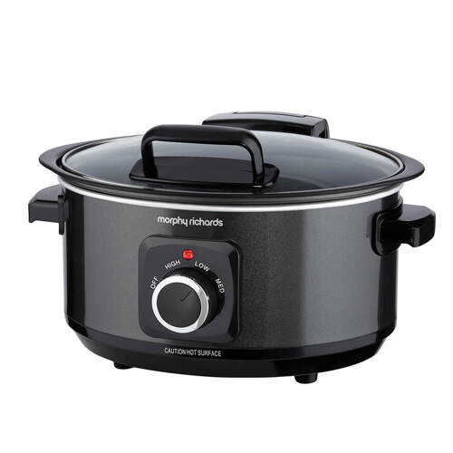 Morphy Richards Sear And Stew 3,5l Slow Cooker - Svart