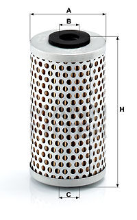 Hydraulikfilter, styrsystem MANN-FILTER H 601/6