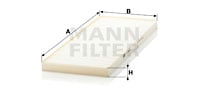Kupéfilter MANN-FILTER CU 3935