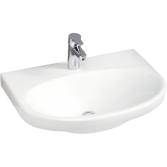 Gustavsberg Nautic 5556 Tvättställ utan bräddavlopp, för bult/konsolmontage