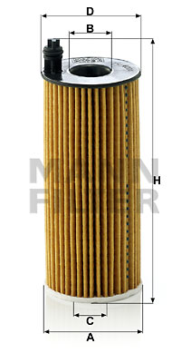 Oljefilter MANN-FILTER HU 6004 x