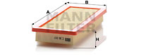 Luftfilter MANN-FILTER C 36 001