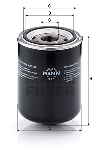 Oljefilter MANN-FILTER W 1374/5