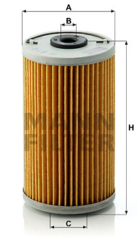 Oljefilter MANN-FILTER H 614 x