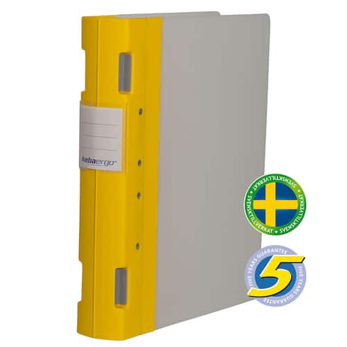 KEBA Gaffelpärm Ergo A4 55mm gul/neutral