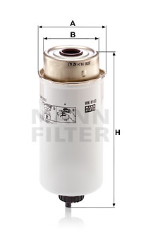Bränslefilter MANN-FILTER WK 8163