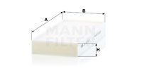 Kupéfilter MANN-FILTER CU 23 015-2