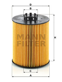 Oljefilter MANN-FILTER HU 12 015 x