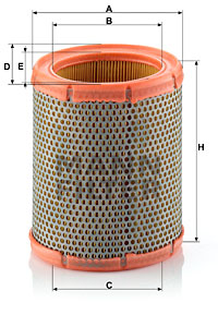 Luftfilter MANN-FILTER C 1460