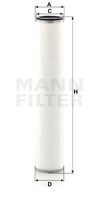 Filter, tryckluft MANN-FILTER LE 25 001