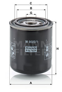 Hydraulikfilter, automatväxel MANN-FILTER W 9023/1