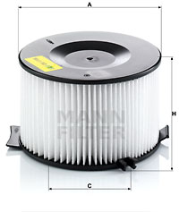 Kupéfilter MANN-FILTER CU 1738
