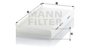 Kupéfilter MANN-FILTER CU 3847