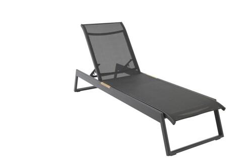 Mexico Sun Bed - Alu Black Solsenge