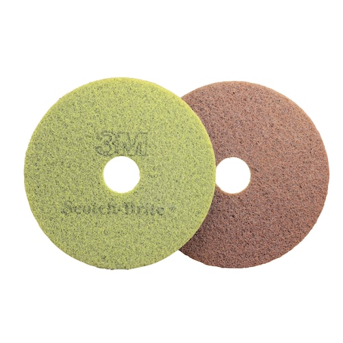 Scotch-Brite Diamantrondell för golvvårdsmaskin, golvrengöringsmedel, Sienna