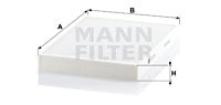 Kupéfilter MANN-FILTER CU 3037