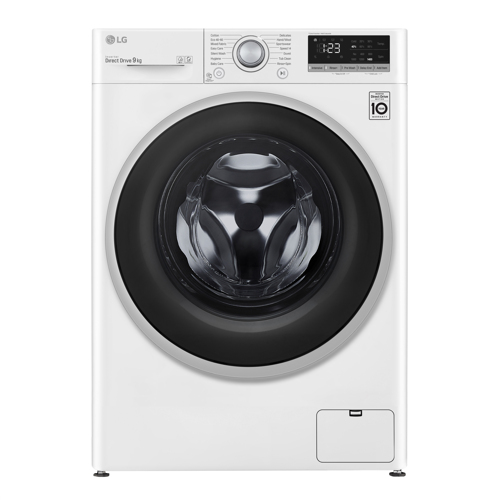 Lg F4wv409n1we Frontmatad Tvättmaskin - Vit