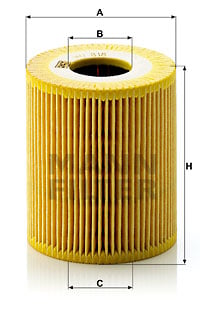 Oljefilter MANN-FILTER HU 818 x