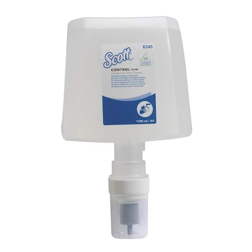 Scott® Lyxig, löddrande handtvålskassett för frekvent användning, 1,2l, genomskinlig