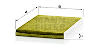 Kupéfilter MANN-FILTER FP 2882