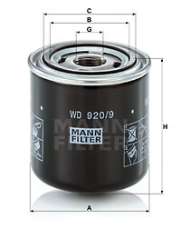 Oljefilter MANN-FILTER WD 920/9