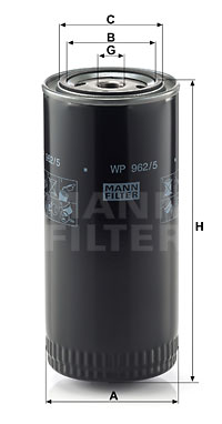 Oljefilter MANN-FILTER WP 962/5