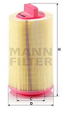 Luftfilter MANN-FILTER C 14 114