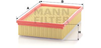 Luftfilter MANN-FILTER C 28 136/2