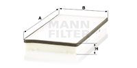 Kupéfilter MANN-FILTER CU 3340