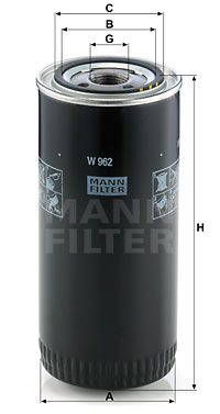 Oljefilter MANN-FILTER W 962