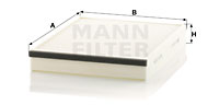 Kupéfilter MANN-FILTER CU 25 007