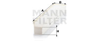 Kupéfilter MANN-FILTER CU 4727