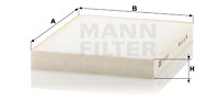 Kupéfilter MANN-FILTER CU 23 003