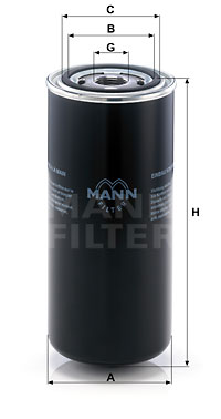 Oljefilter MANN-FILTER WD 962/8